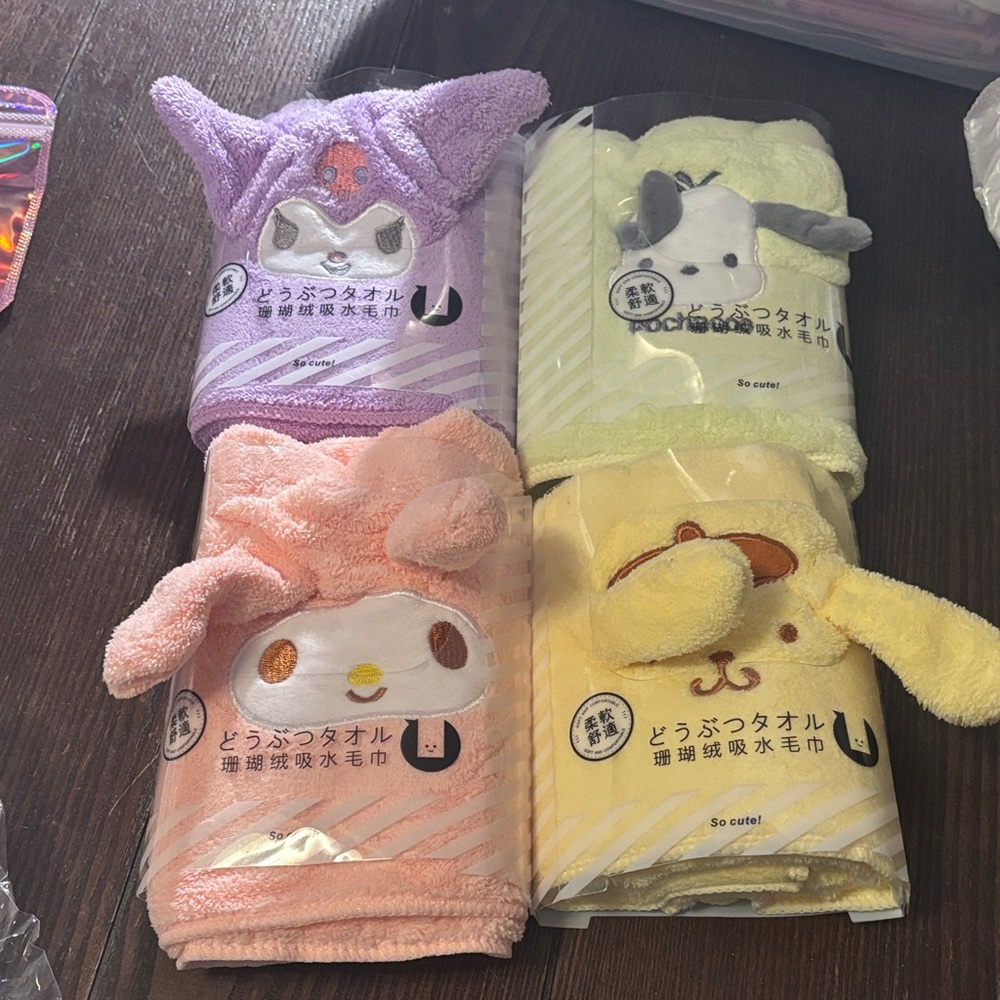 Cute Character Hand Towels you choose